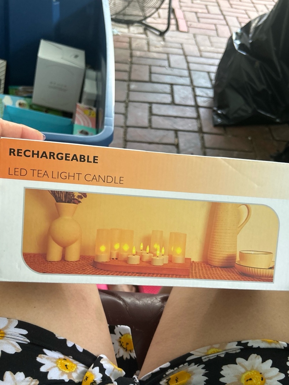 Rechargeable LED Tea Light Candles - Warm Yellow